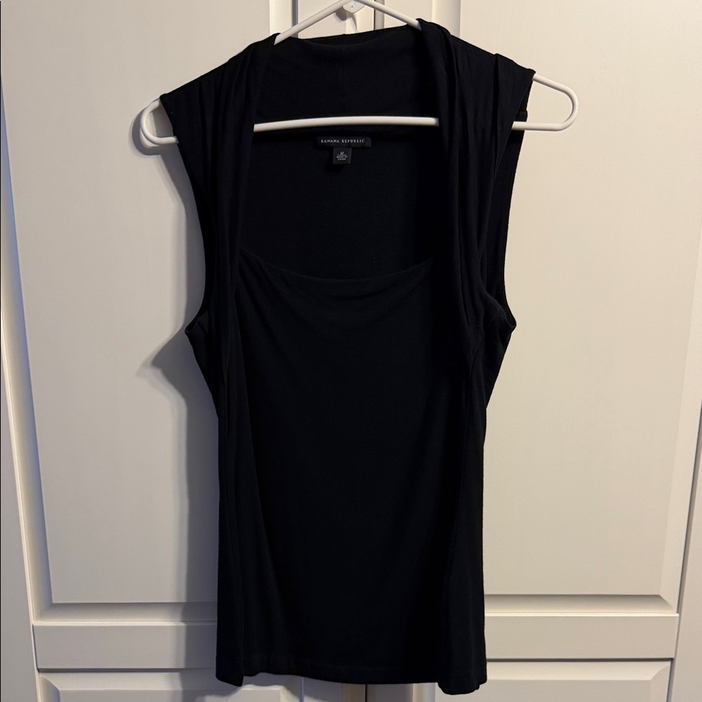 Banana Republic Black Sleeveless Tank Top